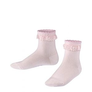 Falke Chaussettes Romantic Lace Coton Rose - Couleur Rose - Taille 2-4 ans