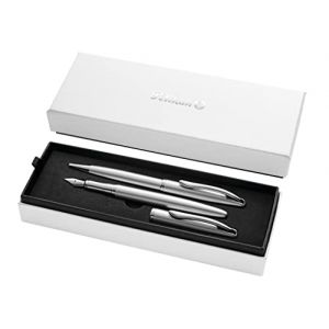 Image de Pelikan 821919 Set stylo-plume et stylo-bille Jazz Noble Elegance K36+P36 Silver