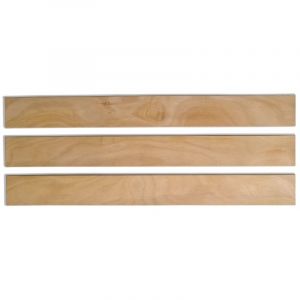 Scm Créations - Lot de 3 Lattes 78 cm 780mm Largeur 48mm épaisseur 8mm bois hêtre durable Sommier lit canapé clic clac bz 7 plis rechange renfort