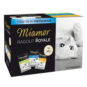 Offre découverte mixte Miamor Ragoût Royal 12 x 100 g - lapin, poulet, thon