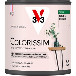 V33 Peinture Colorissim satin Fleur de cerisier 0L5