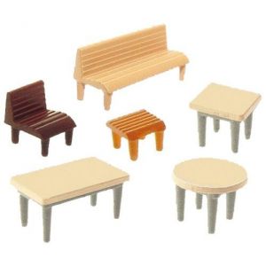 Faller 272440 - Tables + chaises + bancs