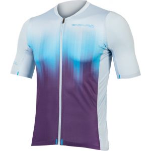 Endura Pro SL Lite Maillot manches courtes Homme, blanc/violet L Maillots downhill & freeride