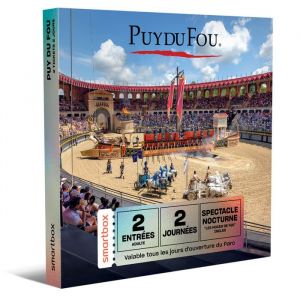 Smartbox Coffret Cadeau - Deux journées au Puy du Fou en 2025 pour 2 adultes - 2 entrées adulte pour 2 jours au Puy du Fou