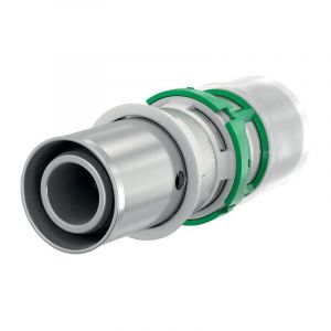 Comap Raccord passerelle droit PER multicouche à sertir - Ø multicouche 20 mm - Ø PER 16 mm
