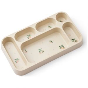 Liewood Assiette Compartimentée Mosu - Peach Sea Shell