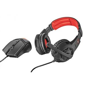 Trust GXT 784 - Pack de Casque + Souris Gaming filaire