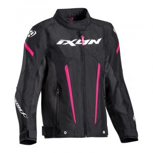 Ixon Blouson textile enfant Striker Kid noir/fushia- 6ans