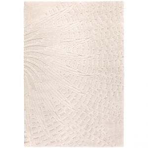 Declikdeco Tapis recyclï¿½ Ewan Ivoire 160 x 230 x 2