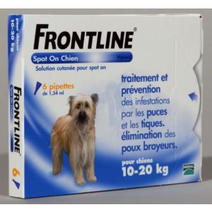 Frontline Spot On Chien 10-20 kg - Soin antiparasitaire