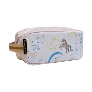 Caramel et Cie Trousse de toilette Constellation 23 cm Rose pâle