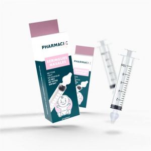 Lot de 4 seringues b&eacute;b&eacute; lavage nasal PHARMACIE+