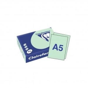Clairefontaine 2915C - Ramette de 500 feuilles de papier Trophée vert, A5, 80 g/m²