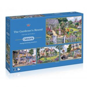 Gibsons 4 Puzzles - The Gardener's Round