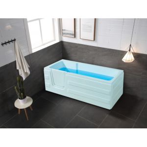Baignoire d'angle avec porte SERVEE 235L 170*76*61cm angle gauc