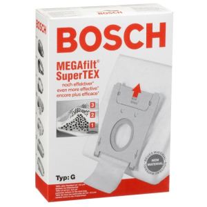 Image de Bosch BBZ41FG - 4 sacs + 1 filtre MegaFilt SuperTEX Type G pour aspirateurs VS5/VS06/VS07/VSZ4