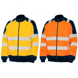 Industrial Starter Felpa da lavoro alta visibilità Mirror 04827-Giallo-L - Jaune