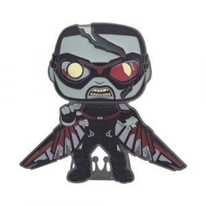 Funko Loungefly POP! Large Enamel Pin MARVEL: Marvel - Falcon - What If - ZOMBIE FALCON - Marvel What If Pin en &Eacute;mail - Broche Fantaisie Mignonne &agrave; Collectionner - pour les Sacs &agrave; Dos et Sacs