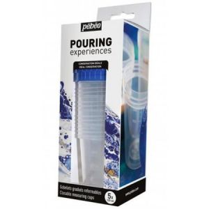 Pebeo Gobelets gradu&eacute;s pour Pouring - 120 ml - 5 pcs