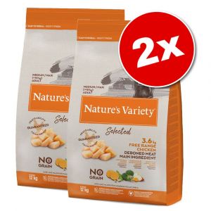 True instinct 2x12kg Nature's Variety Original Medium Adult thon - Croquettes pour chien