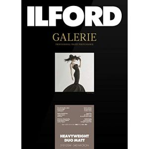 Ilford GALERIE Heavyweight Duo Matt 310 g/m&sup2; Lot de 25 feuilles A4 210 x 297 mm