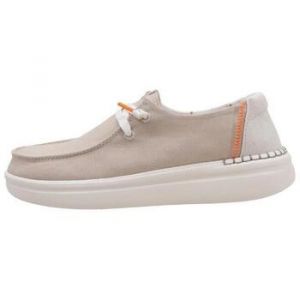 Dude Hey pour femme. Baskets Wendy Rise gris-brun Hey