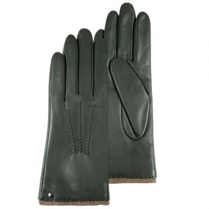 Isotoner Gants femme gants cuir doubl&eacute;s cachemire