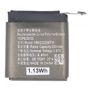 Avizar Batterie de Rempacement pour Huawei Watch GT 3 42mm Li-Polymer 3,87V 292mAh Noir