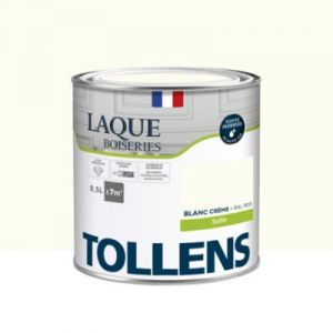 Tollens Laque - Ultra Résistante Multisupport - Satin - Blanc Crème - 0,5L = 7m2