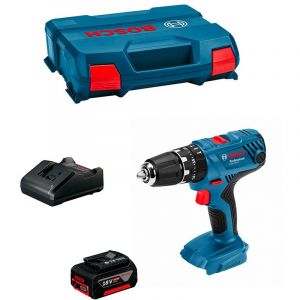 Bosch Perceuse à Percussion gsb 18V-21 (1 x 4,0 Ah GAL18V-20 L-Case)