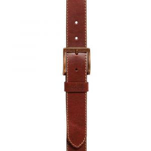WRANGLER Ceintures Stitched - Brown - 85 cm