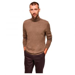 Selected Homme - Pull col roulé - Marron-Sans opinion