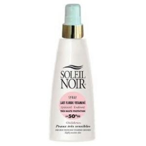 Soleil noir Spray lait fluide tr&egrave;s haute protection sp&eacute;cial enfants SPF50+