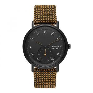 SKAGEN Montre - Skw6895 - Tissu Marron - Résistante À L'eau 5 Bar - 44 Mm