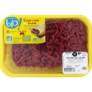 Monoprix Bio Viande hach&eacute;e, 5% de mat. Gr.