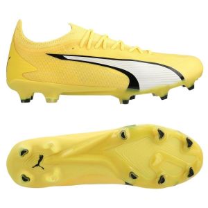 Puma Ultra Ultimate Fg/ag Voltage - Yellow Blaze/blanc/noir Femme - Herbe Synthétique (Ag) / Herbe Naturelle (Fg), pointure 37½ - Jaune - Taille 37½