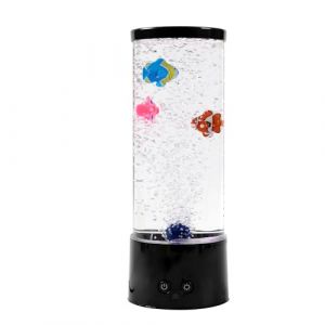 Lampe - I-TOTAL - 30 cm - Multicolore - Effet aquarium - Design contemporain