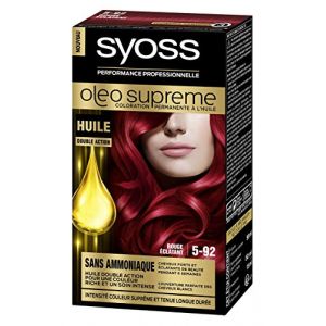 Syoss Oleo Supreme Rouge &eacute;clatant 5-92 - Coloration permanente &agrave; l'huile