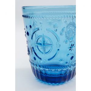 Kare Design Verres à eau Greece bleus set de 4