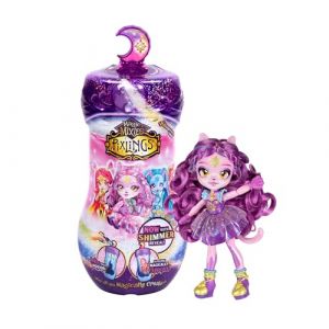 Pixlings Magic Mixies. Découvre la révélation Scintillante ! Catlyn, la Pixling Chat. Prépare Une Potion Magique pour Faire apparaître Une Magnifique Pixling de 16,5 cm dans Un Flacon !