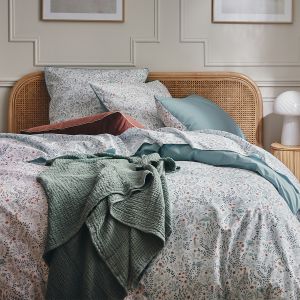 Essix Housse de couette en percale de coton, Sous l'océan, 240x220 cm