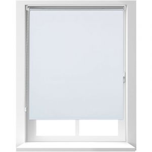 Relaxdays Store Enrouleur sans perçage, avec chaînette, à Clipser, 100x160 cm, Largeur du Tissu 95 cm, Opaque, Blanc