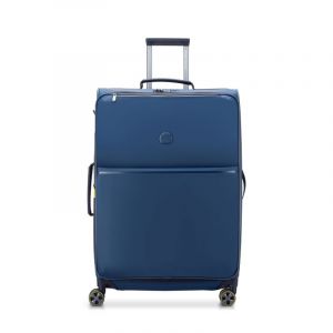Delsey Paris - Valise Long Séjour 4 roues doubles Turenne Soft 77 cm bleue