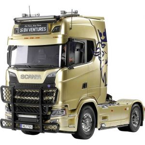 Tamiya 56379 1:14 RC Scania 770 S 4x2 - Kit de Montage, RC, Camion télécommandé, Jouet de Construction, modélisme, travaux manuels, sans Peinture