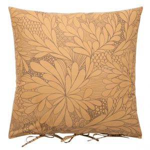 Taie d'oreiller nouettes coton SIDO - jaune ocre