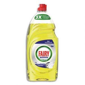 Fairy Liquide Vaisselle main, formule professionnelle concentrée 1 Litre - Parfum citron