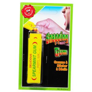 Chewing gum tape doigt