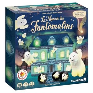 Dujardin Le Manoir des Fantômalins | Jeu de société coopératif d’observation et de dessin | Jeu familial | Développe l’esprit d’équipe et la concentration | Jeu immersif au design unique | dès 6 ans