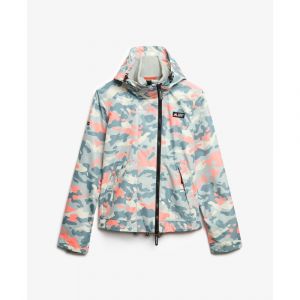 Veste imperm&eacute;able &agrave; capuche femme Superdry Mountain