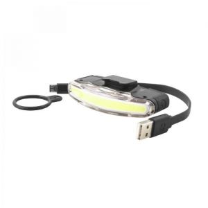 Spanninga Eclairage velo usb avant arco noir livre 3 fonctions standard eco flash autonomie de 5h a 10h
